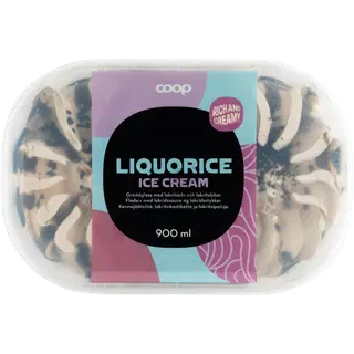 Coop Gourmet Lagritsajäätis 900 ml
