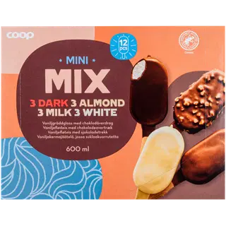 Coop Jäätise mix 12tk 600 g