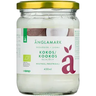 Änglamark neutraalne ökoloogiline kookosõli 450 ml
