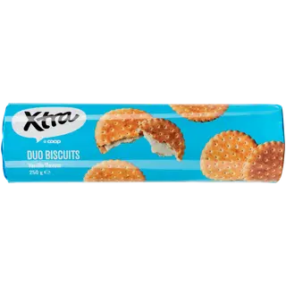 Xtra vaniljemaitselise kreemitäidisega küpsis 250 g