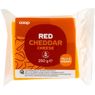 Coop Cheddar punane 250g