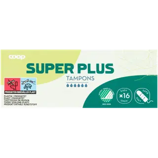 Tampoonid Coop Super Plus 16tk