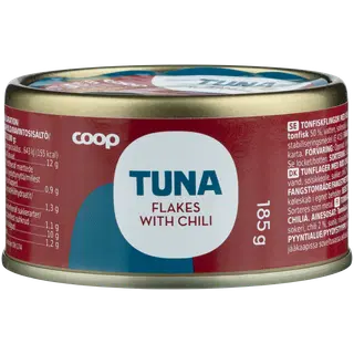 Coop tuunikalahelbed ja punane tšilli 185g
