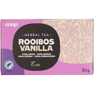 Coop Rooibos vanilje 20x1,5g RFA