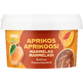 Coop aprikoosimarmelaad küpsetuskindel 300g
