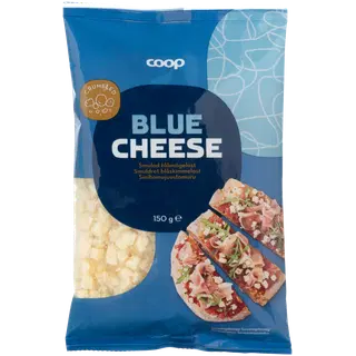 Coop sinihallitusjuust, riivitud, 150g