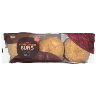 Coop Hamburgeri Saiad 6 Tk, 330 G