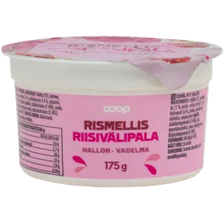 Coop riisivahepala vaarikaga, 175 g