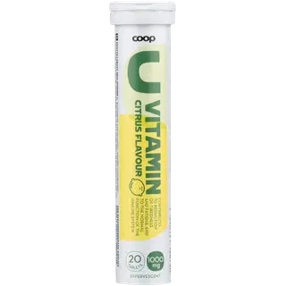 Coop VitaminC 1000mg Citrus20tb Kihisev