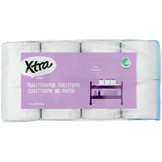 Xtra tualettpaber 2-kihiline 8 rulli