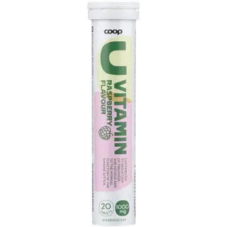 Coop Vitamiin C 1000mg vaarika 20tbl