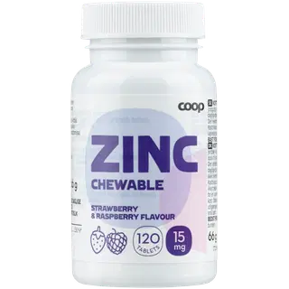 Coop Tsink maasika-vaarika toidulisand 120tk 15mg