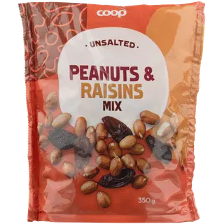 Coop pähklite ja rosinatega segu, soolata 350g