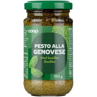 Coop roheline pesto basiilikuga 190g