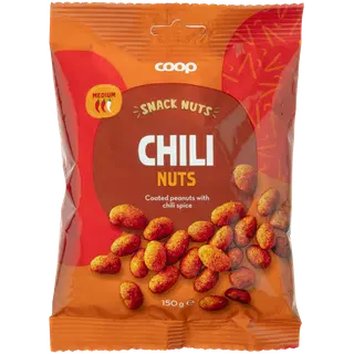 COOP chillimaitselised pähklid 150g