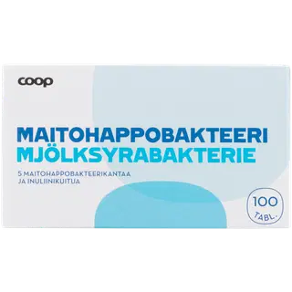 Coop Piimhappebakter tabletid 100tk