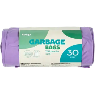 Coop prügikott 30l 25tk värviline