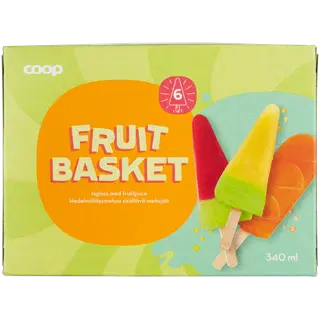 Coop Fruit Basket Jäätised 6tk 340 g