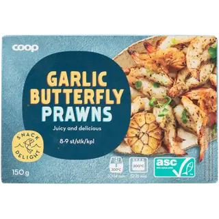 Coop Küüslaugukrevetid 150 g