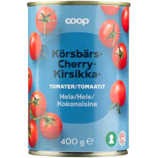 Coop kirsstomatid tomatimahlas 400g