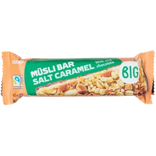 Coop müslibatoon šokolaadi-soolakaramell 45g