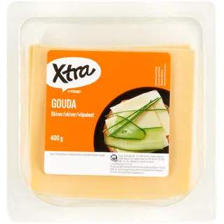 Xtra Gouda viilutatud juust, 400g