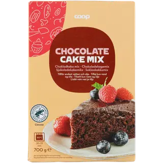 Coop šokolaadikoogisegu šokolaadihelvestega 5 % 700g