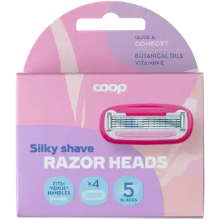 Varuterad Coop Silky Shave 5-tera 4tk