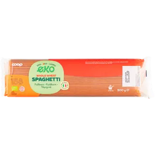 Coop täisteraspagetid 500g öko