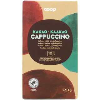 Coop kakao-cappuccino 10x23g