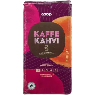 COOP filtrikohv 500g UTZ