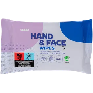 Niisked salvrätid Coop kehale ja näole 40tk