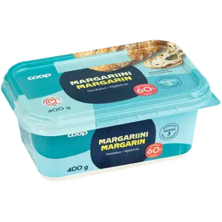 Coop margariin 60%, 400g