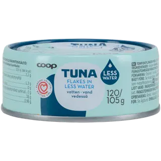 Tuunikalatükid väheses vees 120/105g