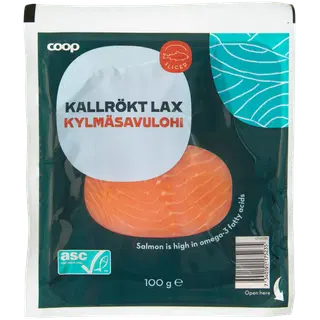 Coop Külmsuitsulõhe Viilud ASC 100G