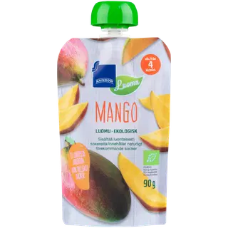 Rainbow mangopüree 4 k, 90 g