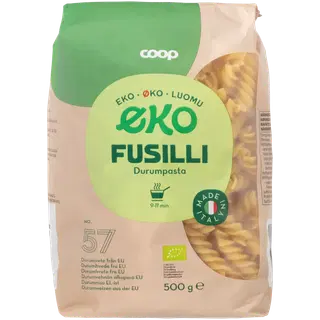 Coop Fusilli pasta mahe 500g