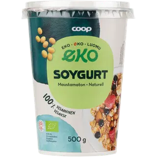 Coop ökoloogiliselt hapendatud sojatoode, 500 g