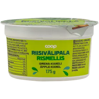 Coop riisivahepala Õuna-kaneeliga, 175 g