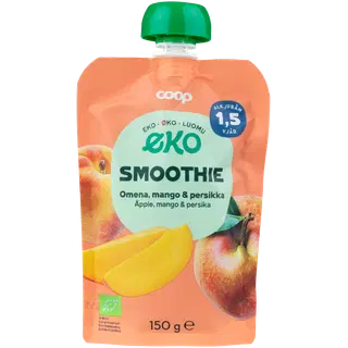 Coop smuuti õun-mango-virsik 1,5 a 150g