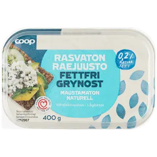 Coop kodujuust 0,2%, 400g