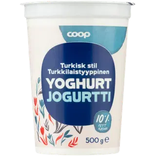 Coop Türgi jogurt 10% 500g