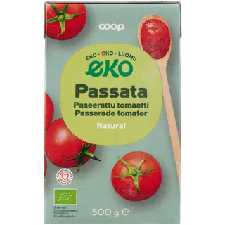 Coop püreeritud mahetomatid 500g