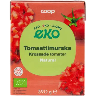 Coop purustatud tomatid 390g mahe