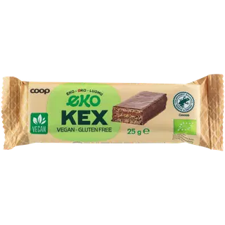 Coop EKO täidisega vahvlibatoon, vegan 25 g