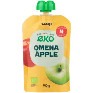 Coop Eko ökoloogiline õunapüree, 90 g