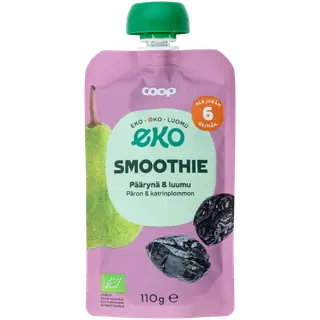 Coop pirni-ploomipüree 6k, ökoloogiline, 110 g