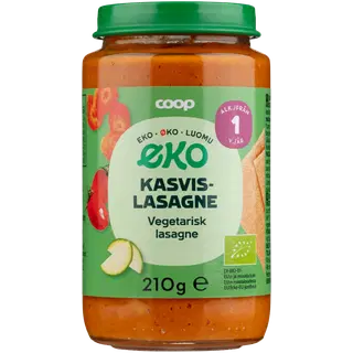 Coop köögiviljalasanje 12K, 210 g