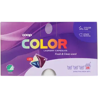Pesukapslid Coop Color 25tk