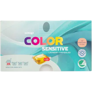 Pesukapslid Coop Color Sensitive 25tk